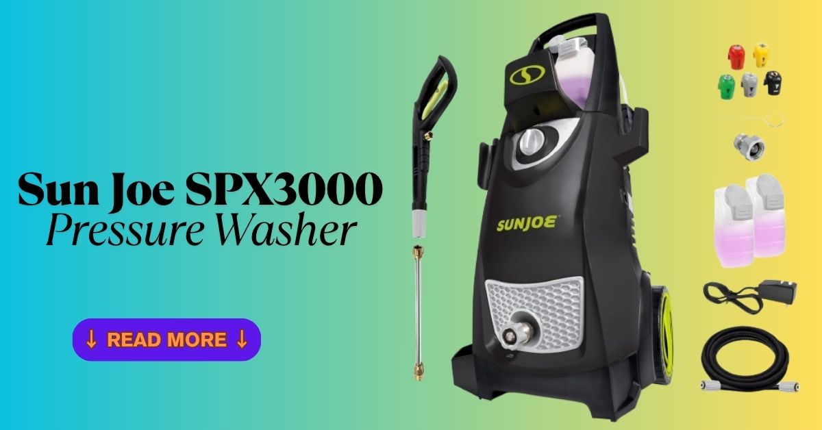 Best electric pressure washer, SPX3000 vs competitors, Sun Joe SPX3000 review